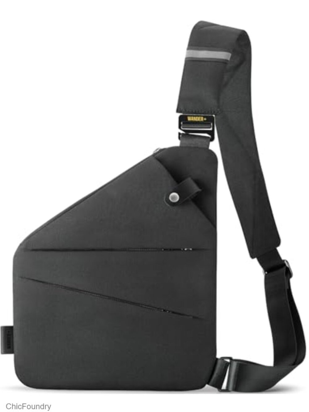 Anti Theft Crossbody Travel Bag Multi-Pocket Slim Sling Bag Waterproof Nylon